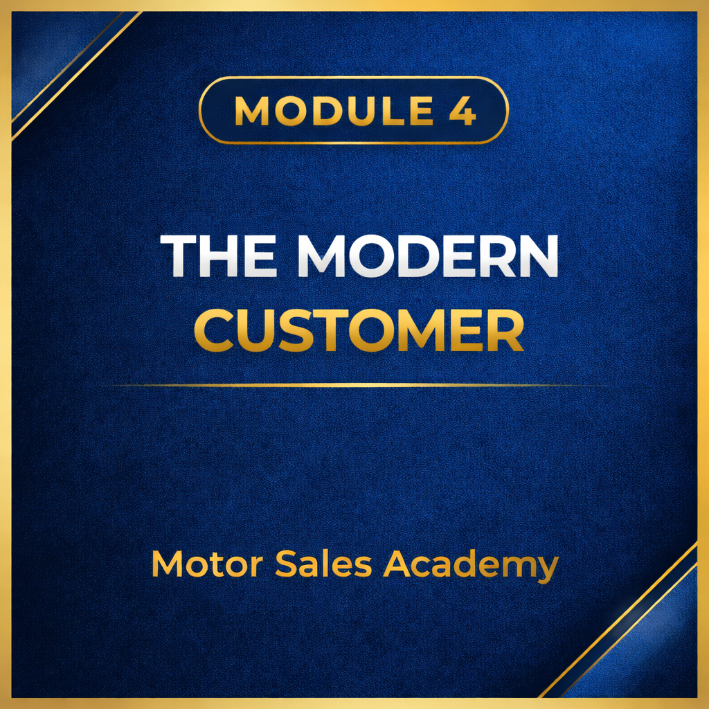 Module 4: The Modern Customer ( 12-Months Access )