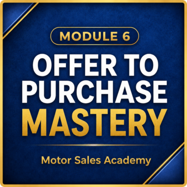 Module 6 – Offer To Purchase Mastery ( 12-Months Access )