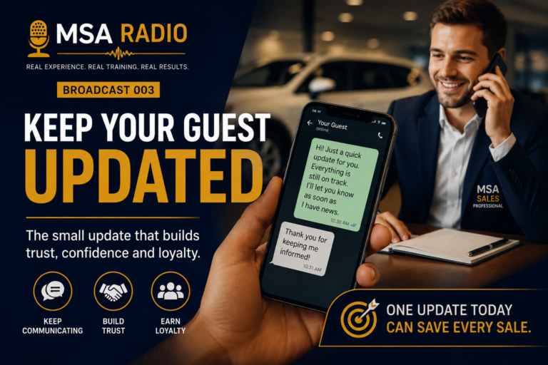 The Update That Could Save Every Sale Broadcast 003