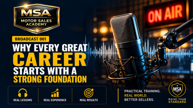 Why Every Great Career Starts With A Strong Foundation BROADCAST 001